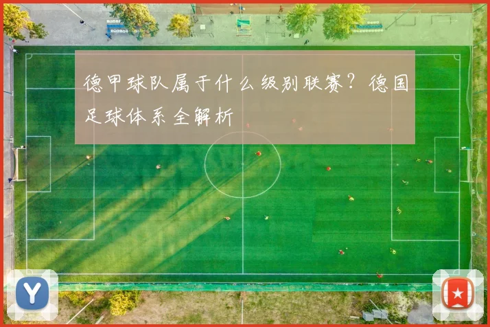 德甲球队属于什么级别联赛？德国足球体系全解析
